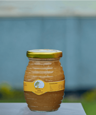 250g natural honey eucalypltus glass